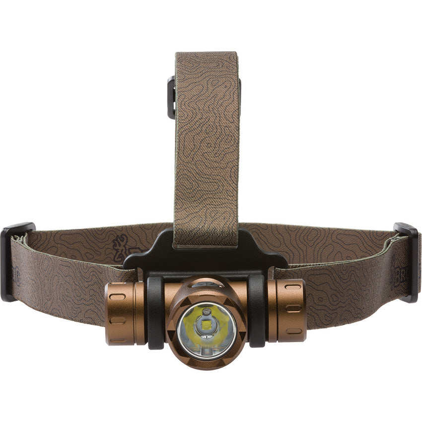 Browning Black Out Elite Headlamp LED Water Resistant, Impact Resistant, Rechargeable On the Job sit or hunting Fishing Hiking