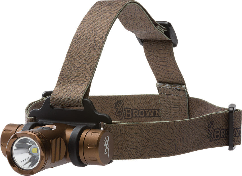 Browning Black Out Elite Headlamp LED Water Resistant, Impact Resistant, Rechargeable On the Job sit or hunting Fishing Hiking
