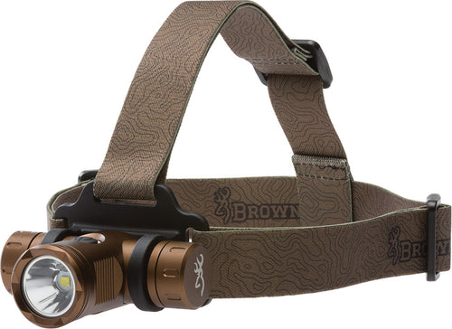 Browning Black Out Elite Headlamp LED Water Resistant, Impact Resistant, Rechargeable On the Job sit or hunting Fishing Hiking