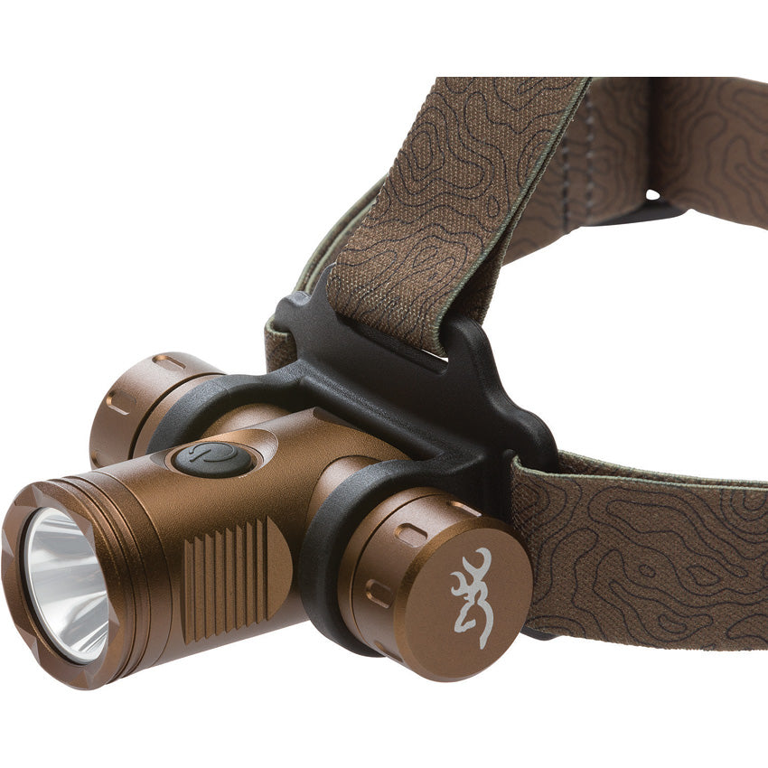 Browning Black Out Elite Headlamp LED Water Resistant, Impact Resistant, Rechargeable On the Job sit or hunting Fishing Hiking
