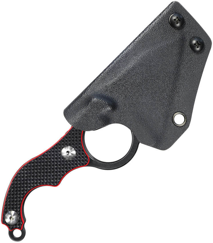 Kubey Hippocam Fixed Blade Tanto Utility Knife D2 Steel Blade Hand Tool D2 Steel Blade with Kydex Sheath KU166