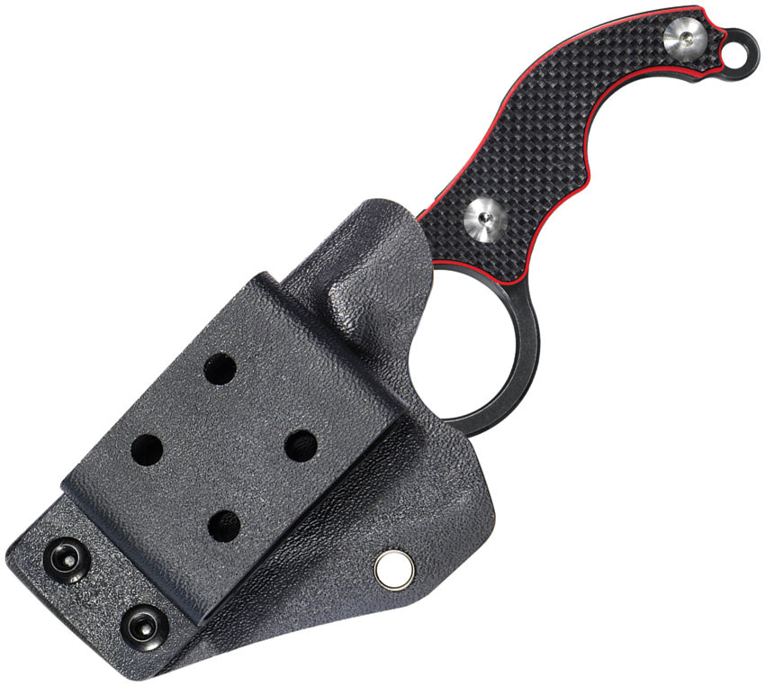 Kubey Hippocam Fixed Blade Tanto Utility Knife D2 Steel Blade Hand Tool D2 Steel Blade with Kydex Sheath KU166
